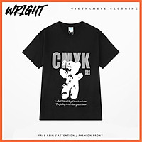 Áo Phông Nữ CMYK Gấu Little Nili BF Áo Thun Nam Trẻ Trung Cá Tính Hot Trend Ulzzang Phong Cách Hàn Quốc Unisex