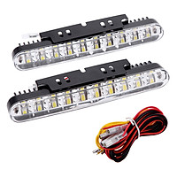 Đèn LED Xe Hơi Đi Ban Ngày 30 LED Tích Hợp Xi Nhan (2 Cái)