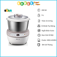 Máy Nhào Bột Và Ủ Bột Tự Động BEAR HMJ-A50B1 5L - Hàng Chính Hãng