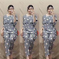 Bộ đồ bầu và sau sinh chất lanh lụa cao cấp, Bộ đồ lanh lụa dài tay mặc bầu, cho con bú sau sinh. Hàng loại 1 khôn