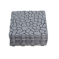 50 Tấm Sàn Gỗ Vỉ Nhựa Hình Viên Sỏi (Nhựa Gỉa Gỗ)