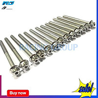 Bộ Ốc Lốc Máy Cho Xe Wave/ Dream Salaya Inox 23 Con
