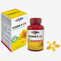 Thực phẩm chức năng Vitamin E 400 MDP - Chống lão hóa, tốt cho da, mắt, tóc chắc khỏe - Lọ 120 viên nang mềm