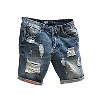 QUẦN SHORT JEAN NAM CHẤT BÒ CO GIÃN MẪU MỚI SIÊU HOT THỜI TRANG CAO CẤP AQ060