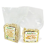 Combo 2 túi Nhân Hạt Điều Rang Muối (mảnh) loại 1 ( (Túi 454g+ Túi 250 g)-Thương hiệu Natufoodvn
