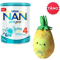 Sữa bột Nestlé NAN OPTIPRO  4 HMO lon 1.7kg + Tặng Gối ôm trái thơm