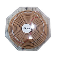 Nhang khoanh trầm hương 24 giờ - 8 khoanh - Kim Liên - Hộp lục giác