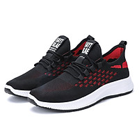 Giày Thể Thao Nam Màu Đen, Sneaker Nam Màu Đen, Đế Êm, Nhẹ Thoáng Khí S362