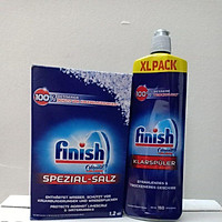 Nước làm bóng Finish 750 ml+ muối rửa bát Finish 1200 g