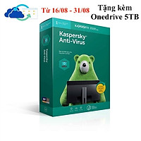 Phần mềm Kaspersky Antivirus cho 1 máy tính/ Năm (Chính Hãng)