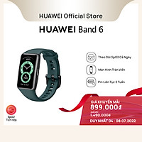 Vòng Đeo Tay Thông Minh HUAWEI Band 6 | Theo Dõi SpO2 Cả Ngày | Màn Hình Tràn Viền | Pin Liên Tục 2 Tuần | Hàng Chính Hãng