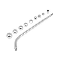 Saxophone Repair Tool Kit with 8pcs Sheet Metal Round Balls Sheet Metal Barrel Ball and Long Rod for Alto/Tenor