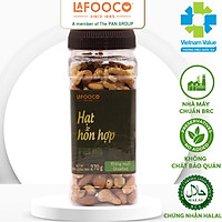 Hạt Dinh Dưỡng Hỗn Hợp 4 Loại Hạt Điều, Hạnh Nhân, Óc Chó, Hạt Dẻ Cười Không Muối LAFOOCO 270g