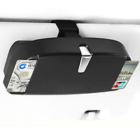 Sunglasses Glasses Case Holder For Car Sun Visor Sunglasses Organizer Organiser Box Ticket Clip Double Card Holder