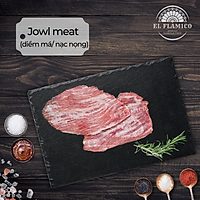 Iberico Jowl meat (Diềm má / Thịt nọng iberico) - Khay 300g