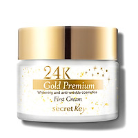 Kem dưỡng phục hồi dưỡng trắng da chống lão hóa Secret Key 24K Gold Premium First Cream 50g