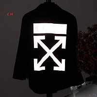 Áo sơ mi off white phản quang C&H