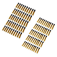 100Pc 1/2ML Mini Empty Glass Essential Oils Bottles Vials Small Containers Amber
