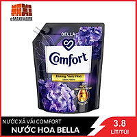 Nước Xả Làm Mềm Vải Comfort Giữ Màu & Bền Vải Bella Hương Nước Hoa Thiên Nhiên 3.8L
