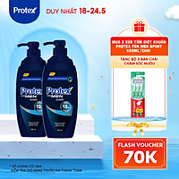 Bộ 2 sữa tắm diệt khuẩn Protex For Men Sport dành cho Nam 500ml/chai