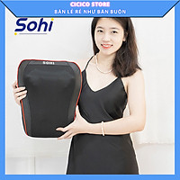 Gối massage hồng ngoại cổ vai gáy Sohi YQ-6 gối massage có rung