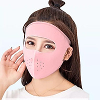 Khẩu trang Kín mặt chống tia UV nhiều mầu ảnh thật