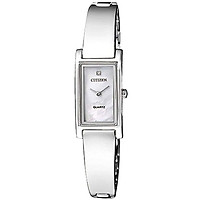 Đồng Hồ Nữ Citizen Đính Đá Swarovski Dây Thép Không Gỉ EZ6360-50D - Mặt Xà Cừ