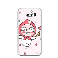 Ốp lưng dẻo cho điện thoại LG V30 - 0373 APEACH01 - Hàng Chính Hãng