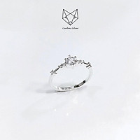 Nhẫn Bạc Ta CaoBac Silver Đính Đá Tinh Tế Nhẹ Nhàng Cho Nữ