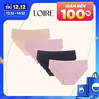 COMBO 4 Quần Lót Su Đúc LOIRECHIC QSD04 Không Viền May + Mỏng Nhẹ Thoải Mái