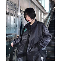 Áo khoác dù chống nắng 123SHOP dành cho cặp đôi nam nữ in hình THEZED Jacket form rộng 2 màu unisex ulzzang
