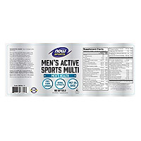 NOW Sports Nutrition, Men's Extreme Sports Multi with Free-Form Amino Acids, ZMA, Tribulus, MCT Oil, and Herbal Extracts, 180 Softgels