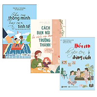 Combo Bộ 3 Cuốn Trở Thành Cha Mẹ Hoàn Hảo: Cha Mẹ Thông Minh Dạy Con Tinh Tế + Cách Bạn Nói Là Cách Con Bạn Trưởng Thành + Hiểu Con Để Yêu Con Đúng Cách - BIZBOOKS