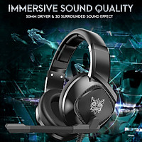 Gaming Heaset PS4 PC Gamer Stereo Earphones Headphones With LED Light For Xbox