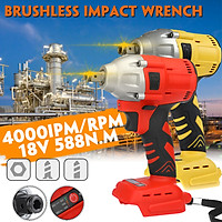 18V 588Nm 4000 rpm 1/2" Cordless Brushless Electric Impact Wrench Body For Makita Battery