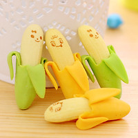 Combo 2 tẩy hình quả chuối ngộ nghĩnh đáng yêu, gôm tẩy bút chì E410