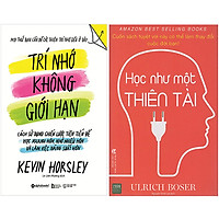 Combo 2 Cuốn Sách Học Như Một Thiên Tài + Trí Nhớ Không Giới Hạn