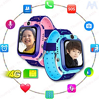 Đồng Hồ Thông Minh Trẻ Em Chống Nước Chuẩn IP67 AMA Watch Q12 Hàng nhập khẩu