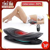 Máy Massage Lưng, Eo, Thắt Lưng - Hỗ Trợ Cột Sống Lưng, Thoát Vị Đĩa Đệm, Thoái Hóa, Đau Lưng, Vai Gáy... - Máy Massage Hồng Ngoại 4 Trong 1, Massage Nhiệt Độ 45->65 độ, có điều khiển cầm tay. Hàng Nhập Khẩu.