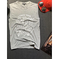 Áo Ba Lỗ Nam In Nhiệt Vải Thun Cotton