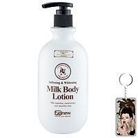 Sữa dưỡng thể trắng da, cấp ẩm Benew Whitening Body Lotion Hàn Quốc 450ml + Móc khoá