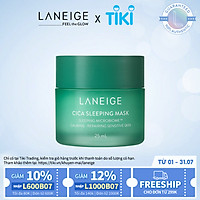 Mặt Nạ Ngủ Dưỡng Ẩm Giúp Phục Hồi Và Nuôi Dưỡng Da Phiên Bản Cải Tiến LANEIGE Cica Sleeping Mask EX