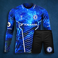 Áo Bóng Đá Độc Lạ Dài Tay - CLB Chelsea Galaxy