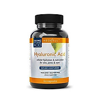 NeoCell Hyaluronic Acid, Daily Hydration for Skin Hydration & Suppleness, 100mg – 60 Capsules (Package May Vary)