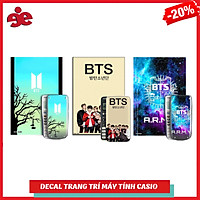 COMBO 3 ĐECAL TRANG TRÍ MÁY TÍNH CASIO / VINACAL NHÓM NHẠC BTS