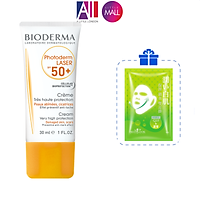 Kem chống nắng ngừa tăng sắc tố Bioderma photoderm laser 30ml TẶNG mặt nạ Sexylook (Nhập khẩu)