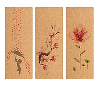183X65cm Natural Cork Fitness Yoga Mat Printing TPE Non-slip Pilates Exercise Pads Gym Sports Mats Yoga Mats 6mm Anti-crease