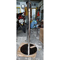 CỘT CHẮN INOX ĐẾ CHỮ U ( ĐẾ SẮT ) CAO CẤP 2-3 M