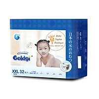Combo 2 túi Bỉm quần GOLDGI+ Size XXL 32 miếng (cho trẻ >15kg)