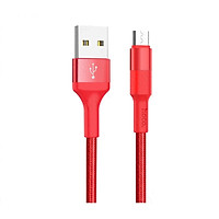 Cáp sạc Micro USB dây dù chống đứt Hoco X26 1M - Hàng Chính Hãng